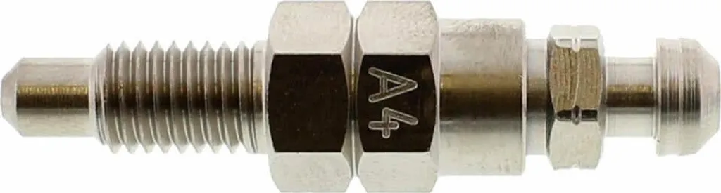 Vis de purge acier nickelé Stahlbus M7x1 16mm avec clapet anti-retour