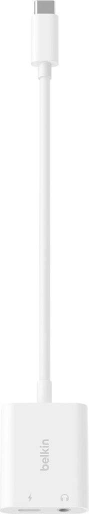 Belkin NPA004BTWH, USB Typ-C, 3.5mm, USB Typ-C, Weiß, 60 W, Produktbild 