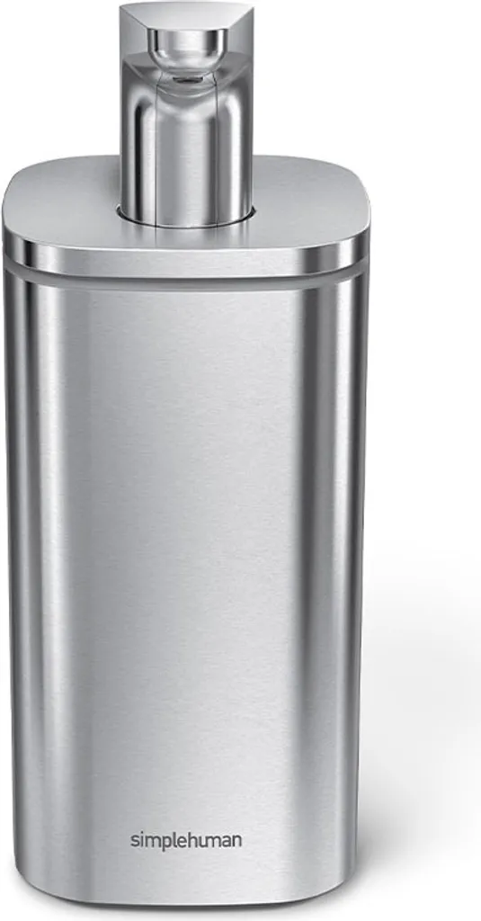 Distributeur de savon Simplehuman 295 ml en inox brossé haute qualité