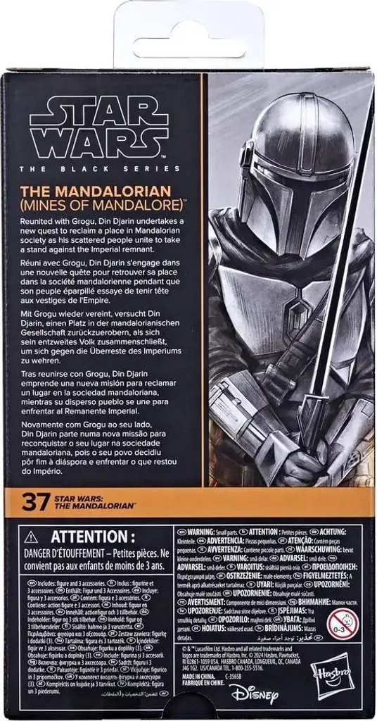 Figurine de collection Star Wars The Black Series Mandalorian Hasbro