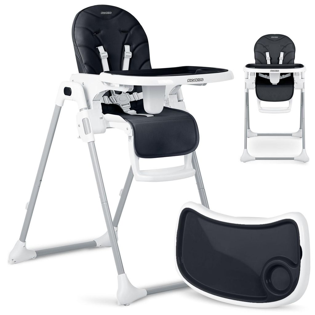 Ricokids Tulo židlička na krmení černá Obrázek produktu 