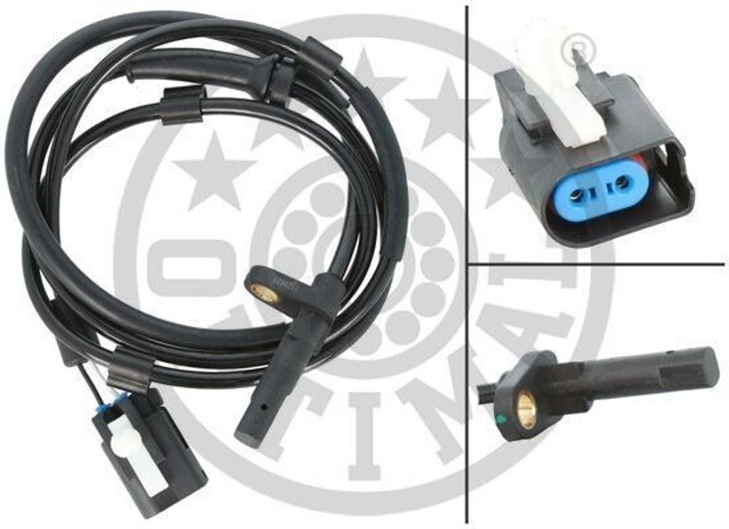 OPTIMAL ABS Sensor Raddrehzahl Hinten Links für FORD Transit Mk6 Kasten (V347, V348, FA) Transit Mk6 Bus (V347, V348, FD, FB, FS, FZ, FC) 06-S173