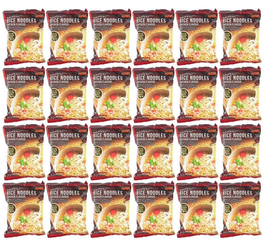 Mama Instantsuppe Reisnudeln Huhn Geschmack 24x55g Produktbild 