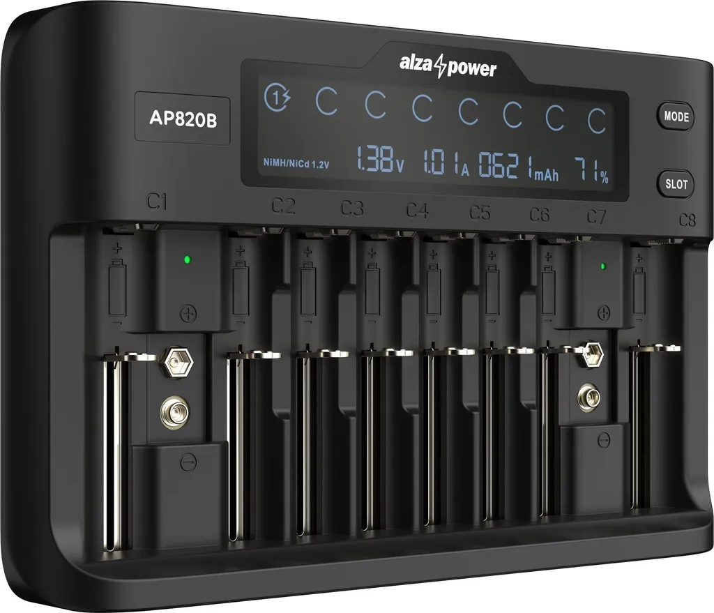 Chargeur de Batterie AP820B AlzaPower pour Appareil Photo et Accessoires