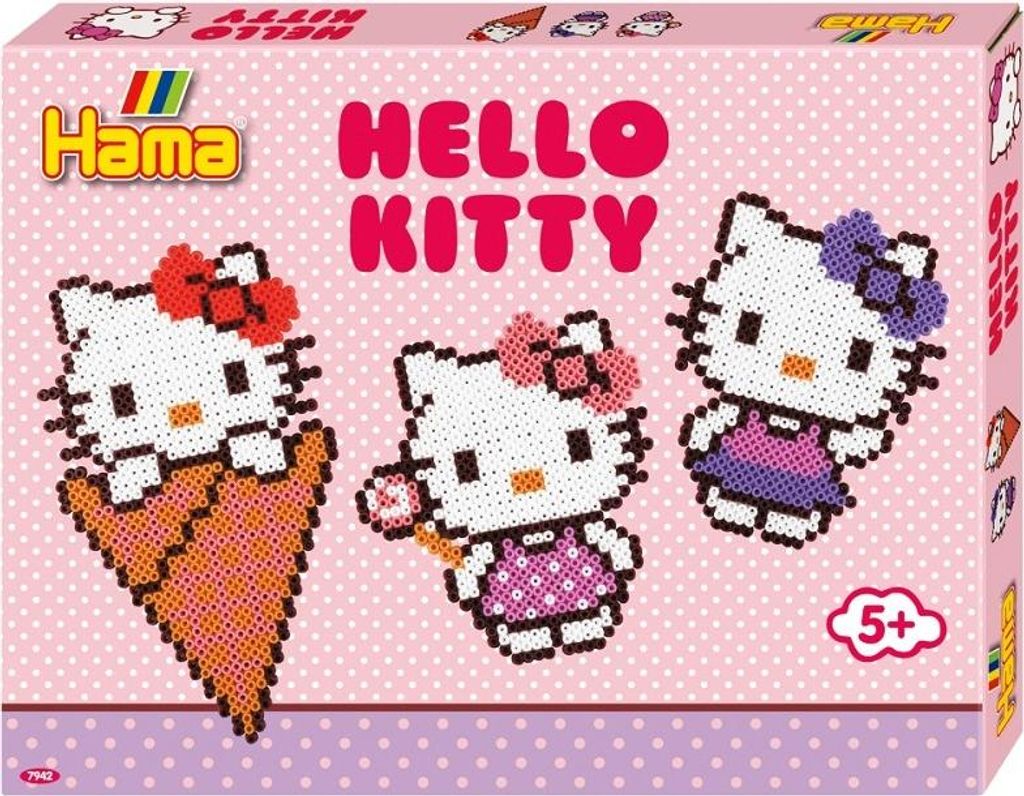 Hama Geschenkpackung Hello Kitty Midi-Bügelperlen Produktbild 