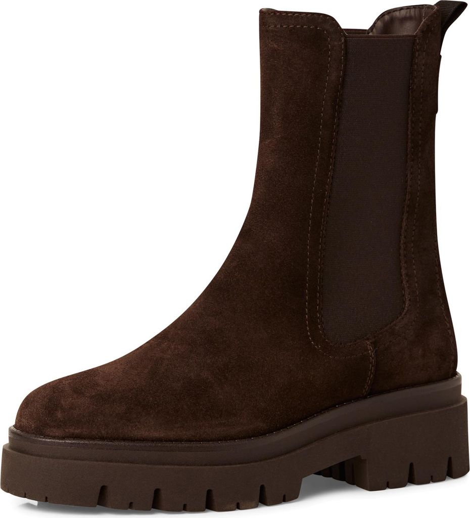 Tamaris Leder Chelsea Boot - Mocca Leder : 36 : Normal Produktbild 
