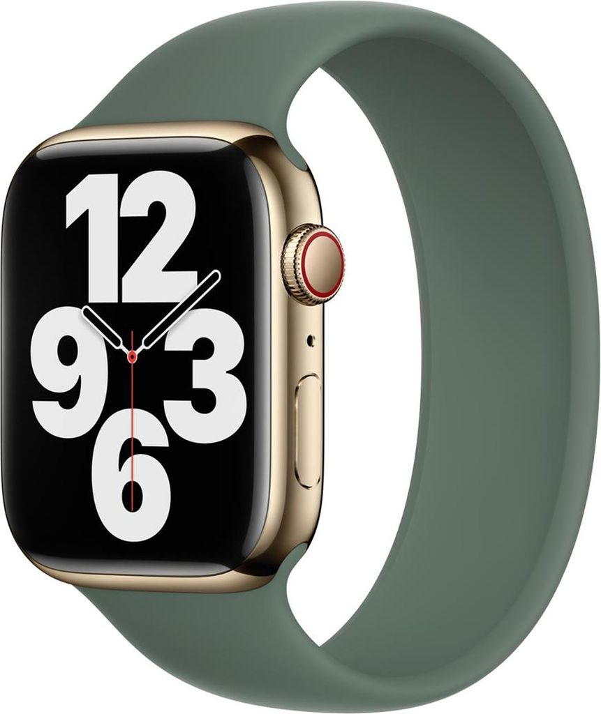 Silikon Solo Loop für das Apple Watch | 44/45/46/49 mm - Größe 12 - Eucalyptus