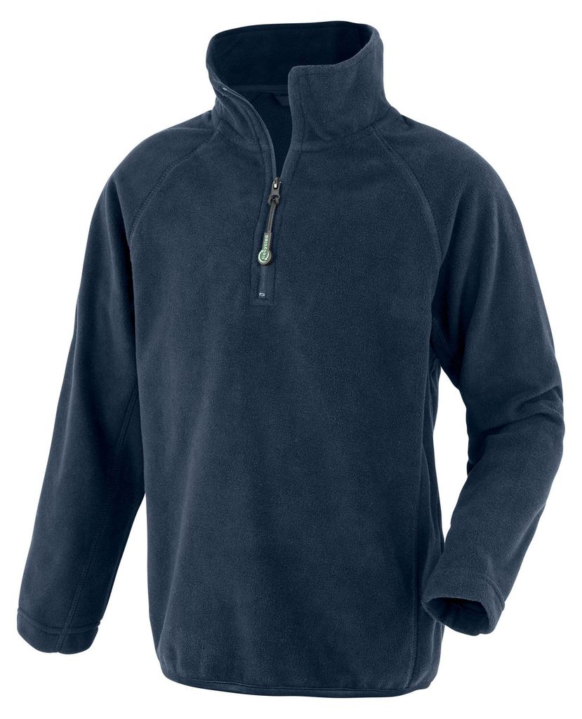 Result Genuine Recycled - Fleece-Oberteil recyceltes Material für Kinder FK2380 (122-128) (Marineblau)