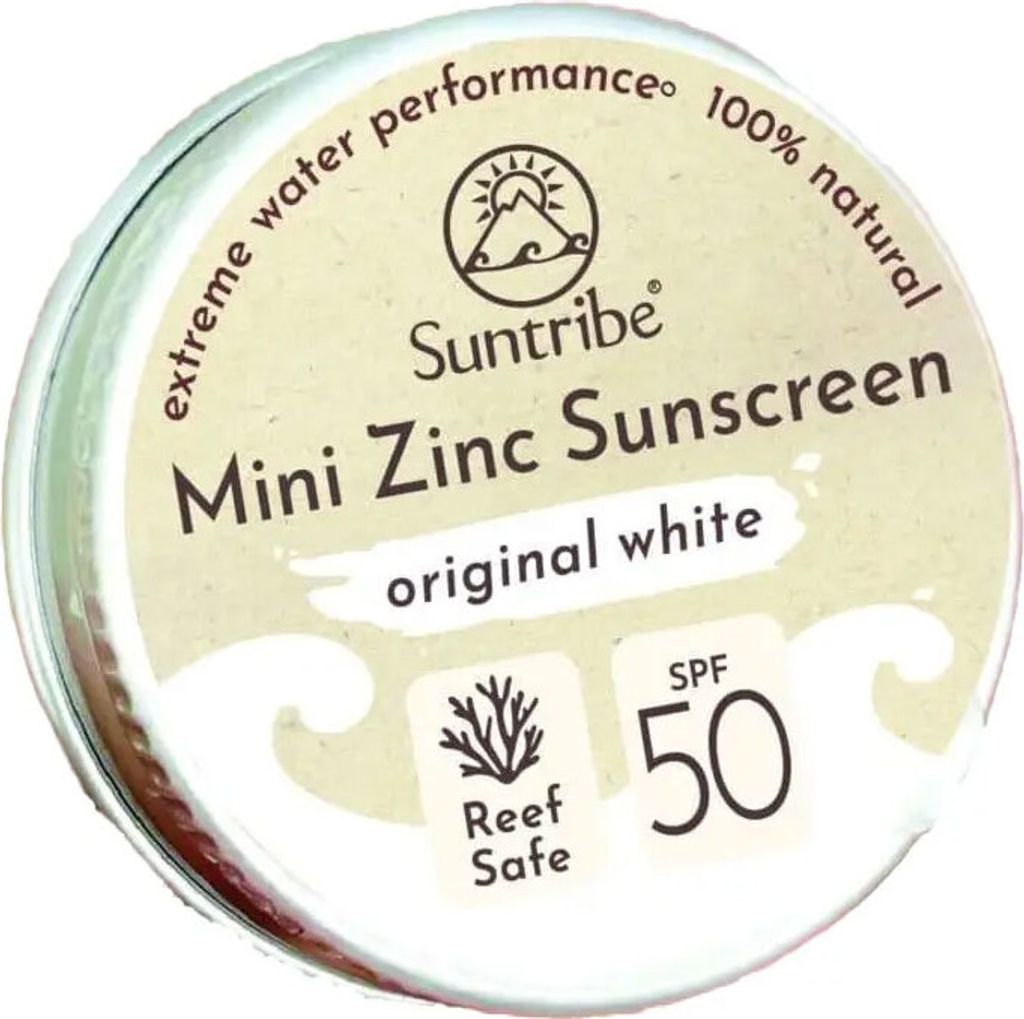 Suntribe Natürliche Zink-Sonnencreme SPF 50 Weiß 15 g