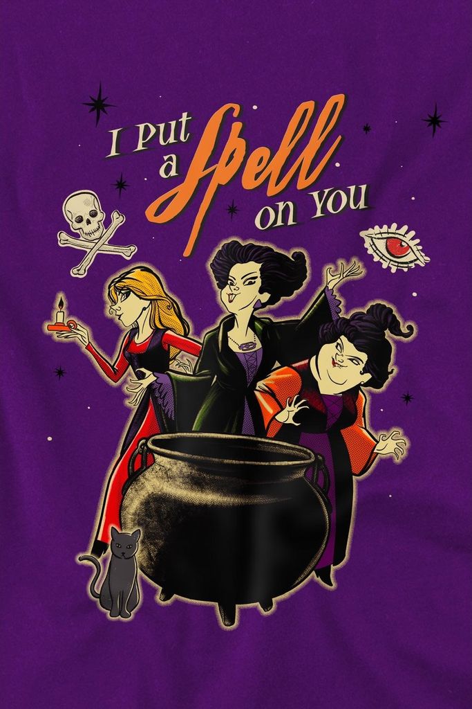 Hocus Pocus - "Witches Spell" T-Shirt für Kinder TV3710 (104) (Violett)