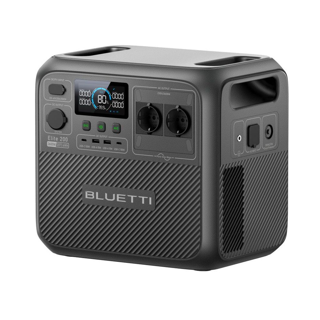 BLUETTI Elite 200 V2, draagbare powerstation, 2073,6 Wh Productafbeelding 