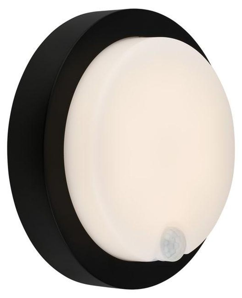 Battery LED Outdoor Wall Light,Sensor,black,LED/4W Produktbild 