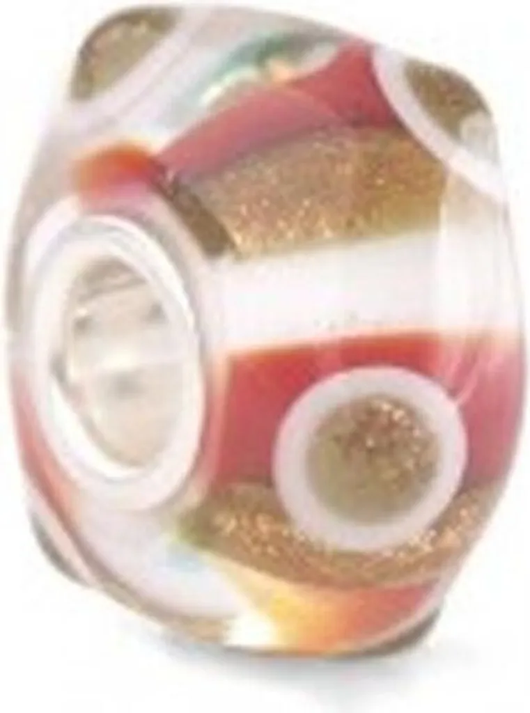 Trollbeads TGLBE-20275 Pois dei Desideri - Charm Vetro Originale Prezzo