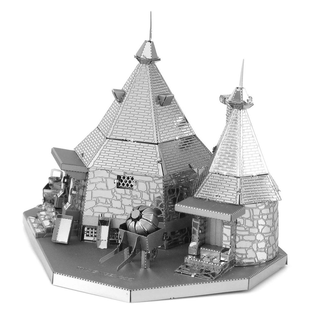 Metal Earth Fascinations, Harry Potter Rubeus Hagrid's Hut 3D Metall Puzzle, Konstruktionsspielzeug, Lasergeschnittenes Modell