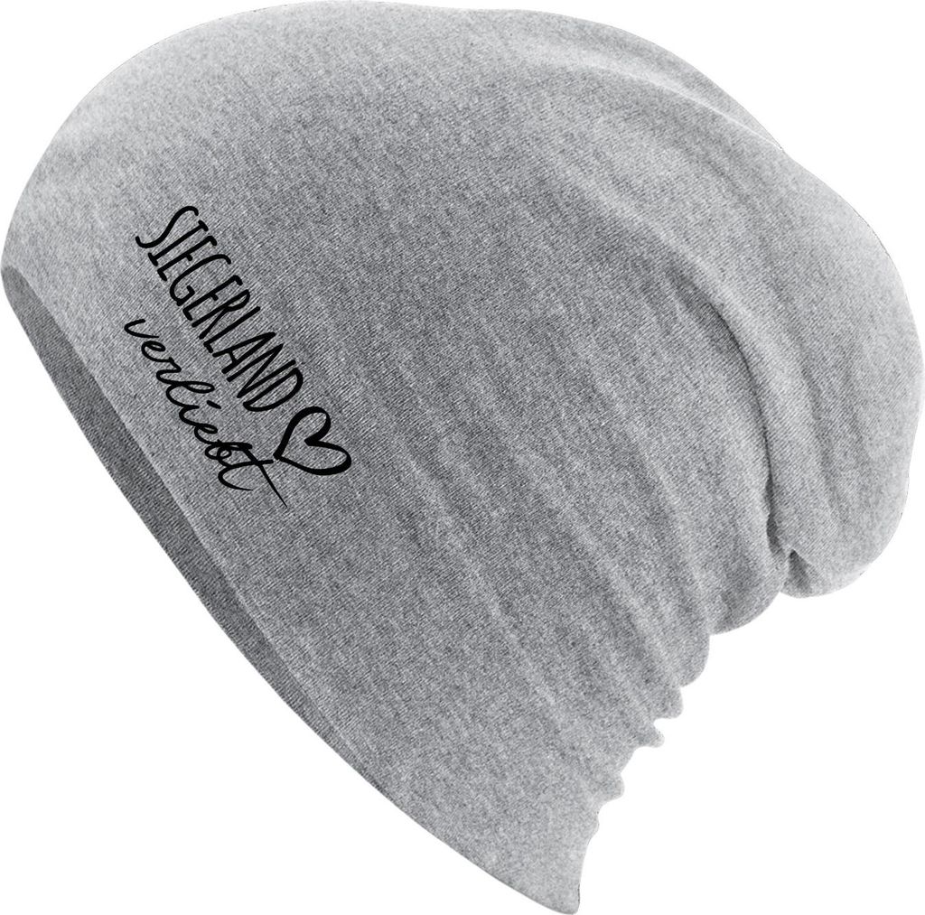 Huuraa Beanie Siegerland verliebt Heather Grey One Size Produktbild 