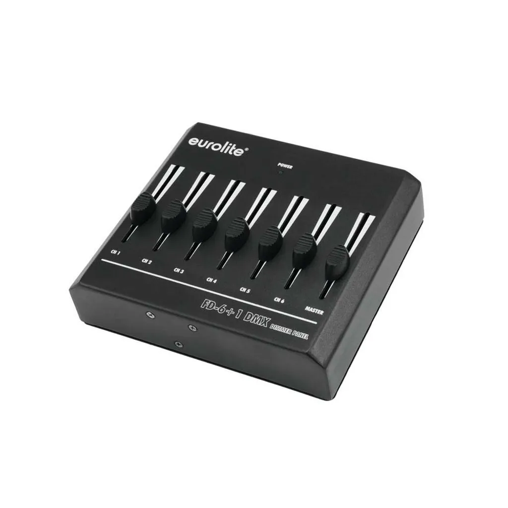 Contrôlez vos Gradateurs Facilement avec le Panneau DMX Eurolite FD-6+1