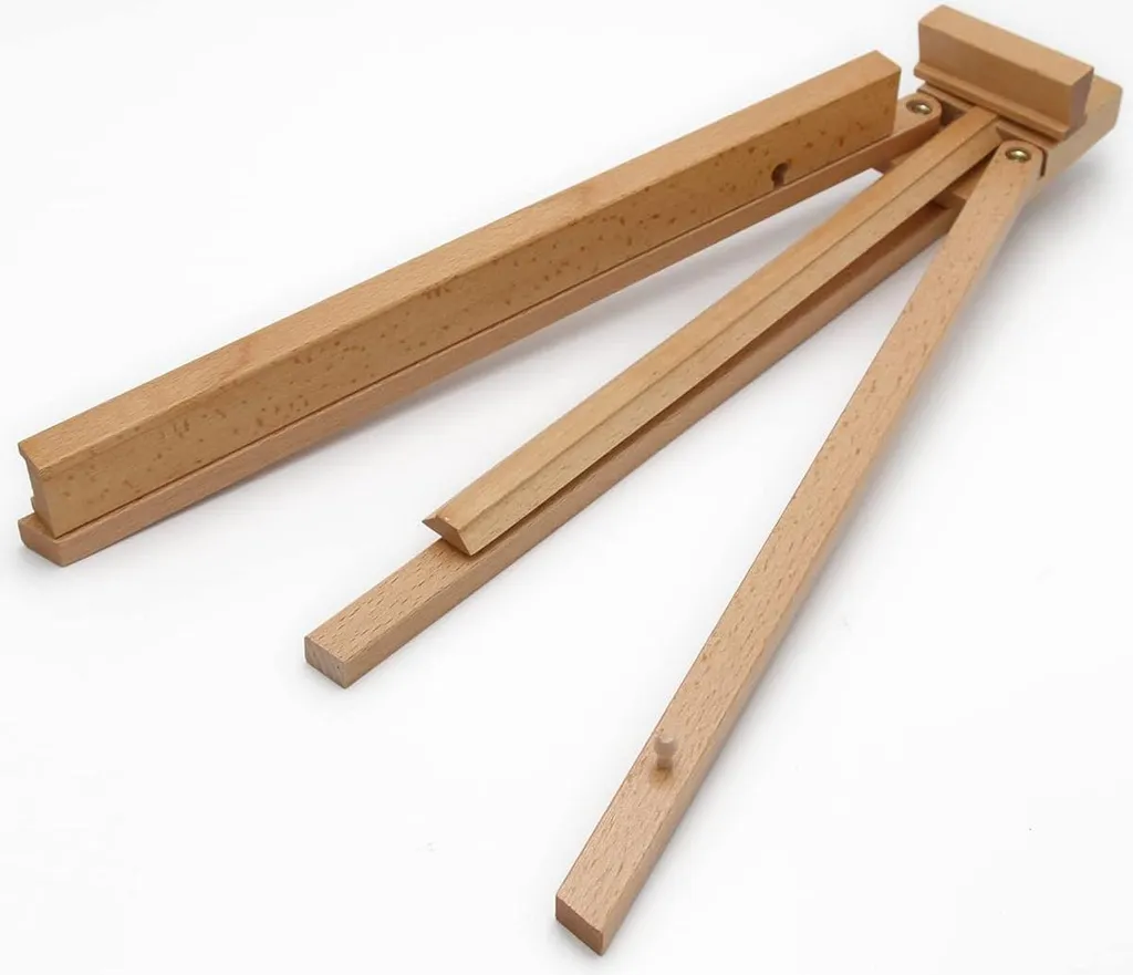 Chevalet de table stable pour cadres - Support bois 70 cm anti-chute