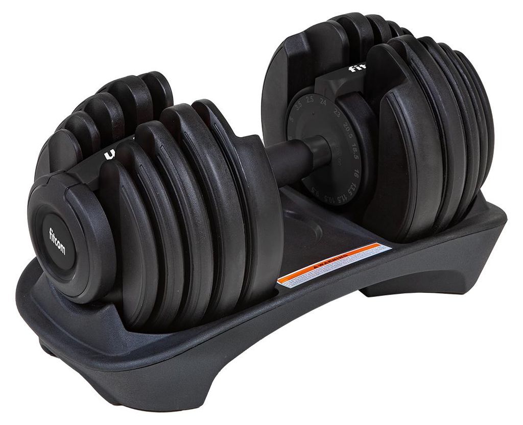 Verstellbare Kurzhantel 24 kg mit Drehgriff Produktbild 