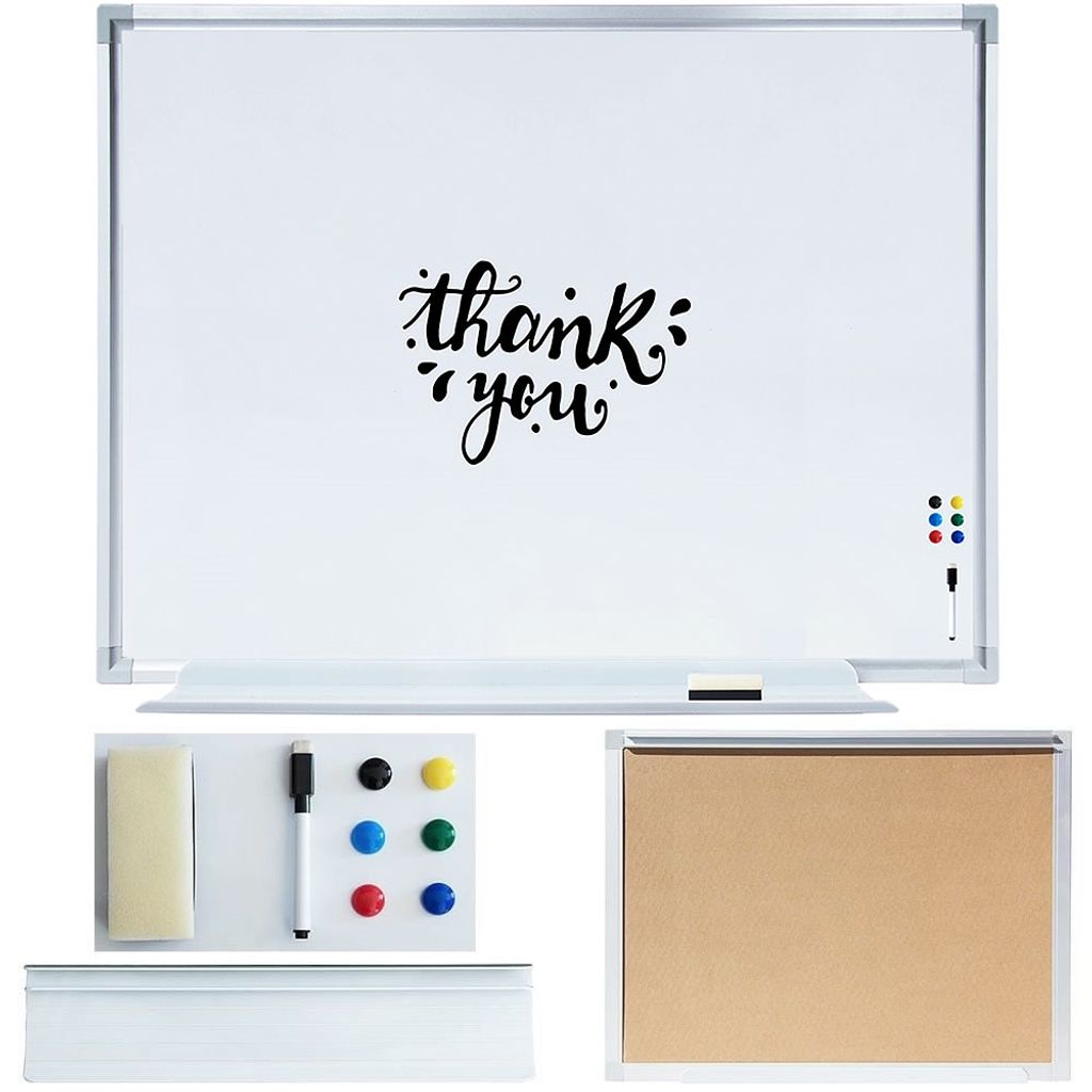 Whiteboard Schreibtafel Magnettafel Wandtafel Weißwand Memoboard für Büro Schule 