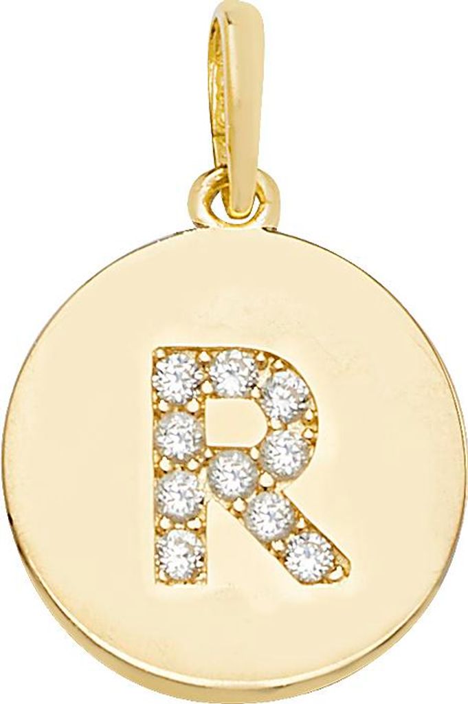 Atemberaubender 9 Karat (375) Gold Buchstaben / Initiale Produktbild 