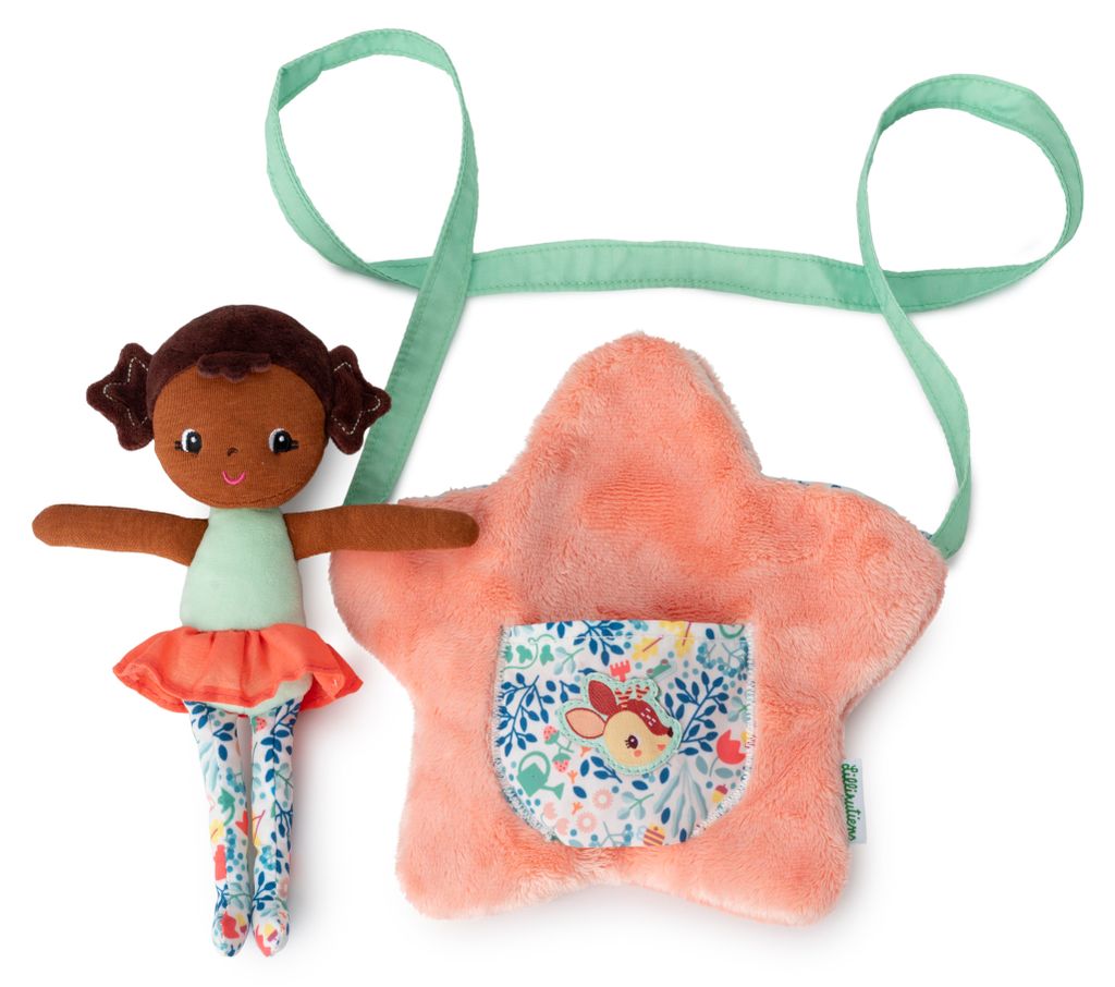 Lilliputiens Puppe Anna mit sternförmiger Tasche - fantasievolles Spielzeug für Kinder