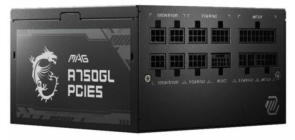 Netzteil MSI MAG A750GL PCIE5 750W 80+ GOLD Produktbild 