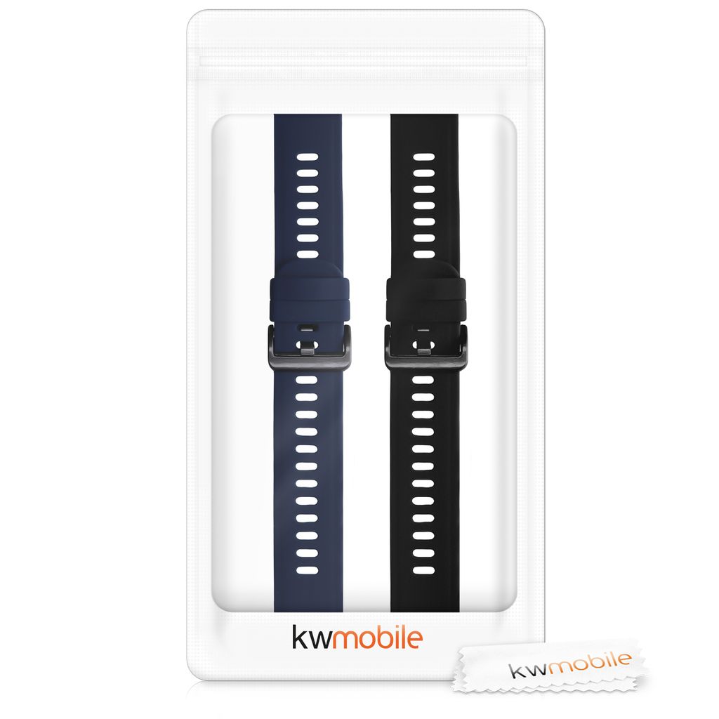 kwmobile 2x Sportarmband kompatibel mit Huami Amazfit GTS 2 Produktbild 6