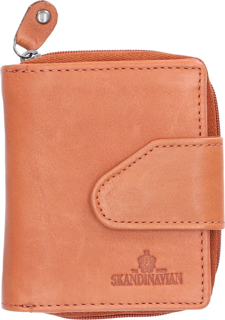 The Skandinavian Brand Leder Geldbörse  Cognac Produktbild 