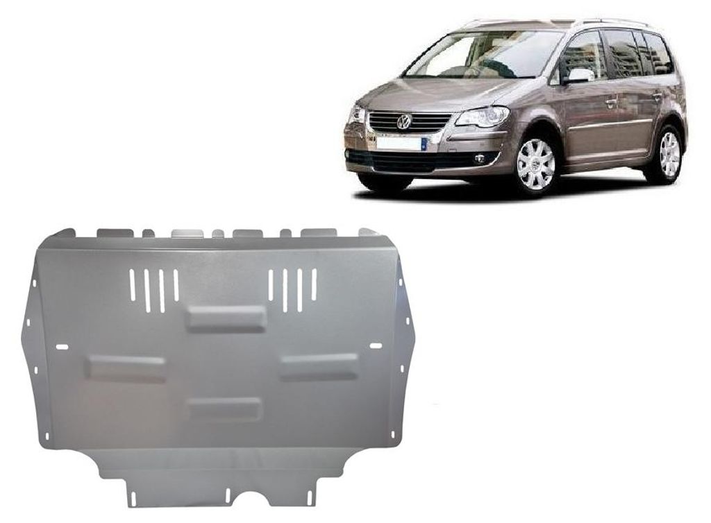 Aluminium Unterfahrschutz für Motor und Getriebe für den Volkswagen Touran