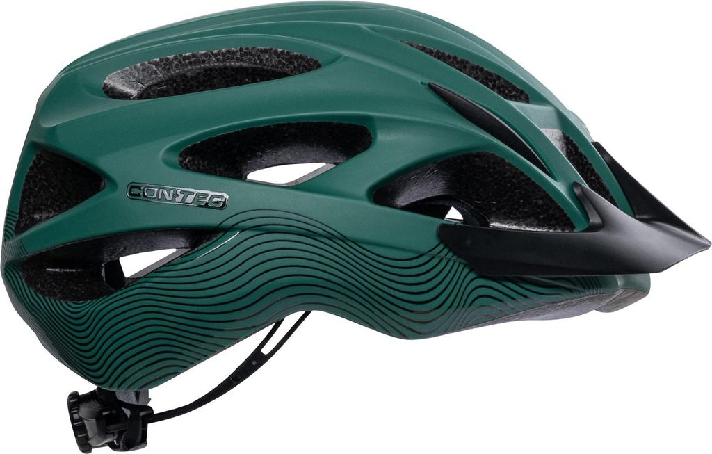CONTEC Helm "Laska" SB-verpackt, sportli deep forest / black velvet gloss, Gr. M/L (58-61 cm)