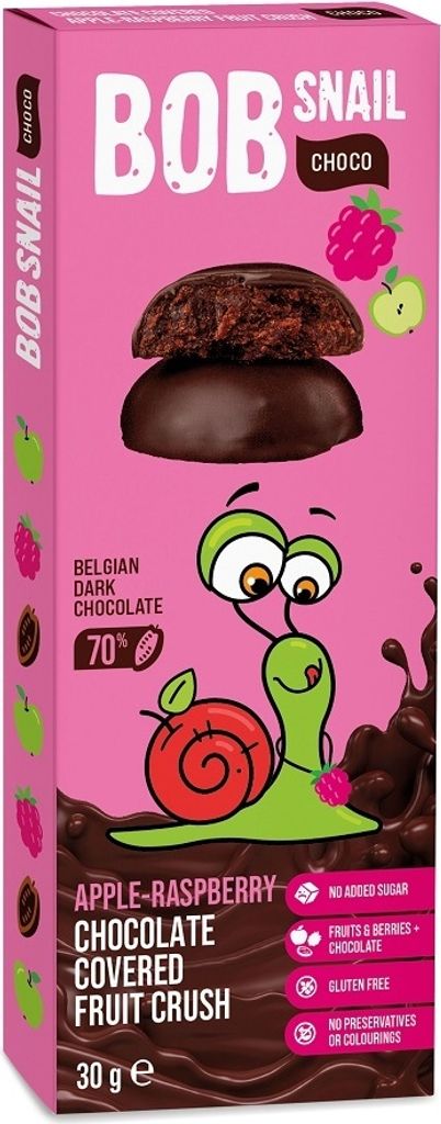 Bob Snail Przekąska Jabłko Malina 30 g Obrázek produktu 