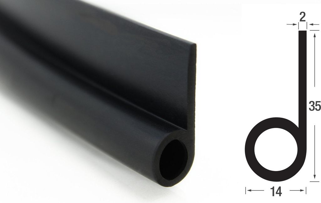 NP4 Notenprofil EPDM Kederprofil Gummi Profil Keder Produktbild 