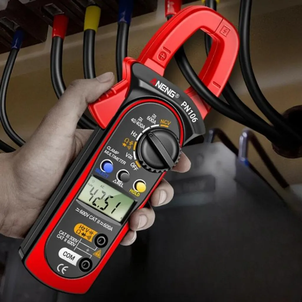 Pince ampèremétrique multimètre numérique Aneng PN106 Pro écran LCD - 12