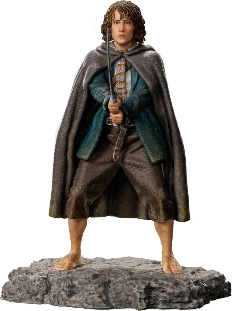 Figurine de Collection Pippin Le Seigneur des Anneaux Art Scale 12cm