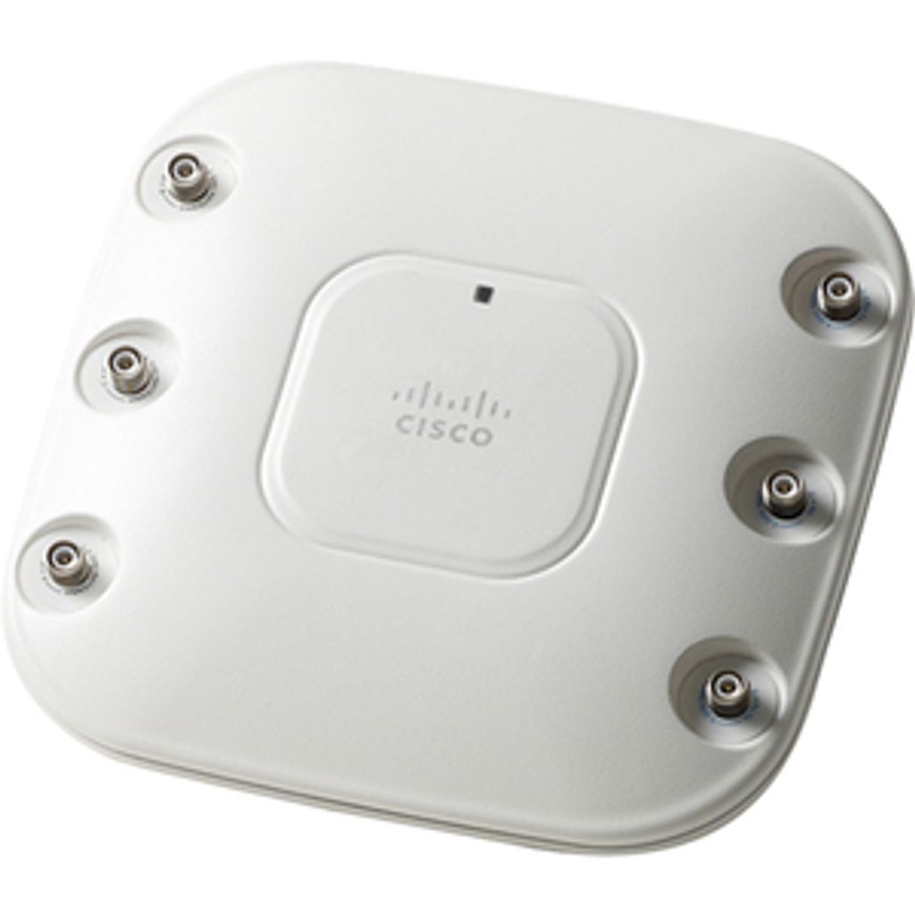 Cisco AIR-LAP1261N-E-K9, 300 Mbit/s, 10,100,1000 Mbit/s, 2.4, 5 GHz, 32 MB, 128 MB, 20 MHz