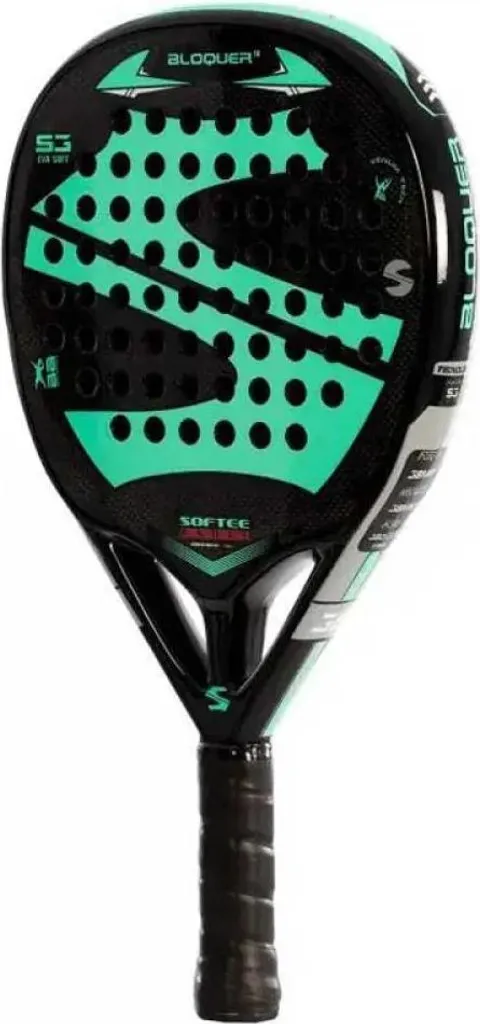 Raquette de padel Softee Bloquer Vert idéale pour matchs et compétitions
