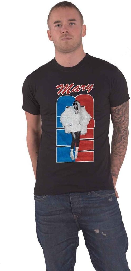 Mary J Blige - "Team USA" T-Shirt für Herren/Damen Uni RO4123 (XXL) (Schwarz)