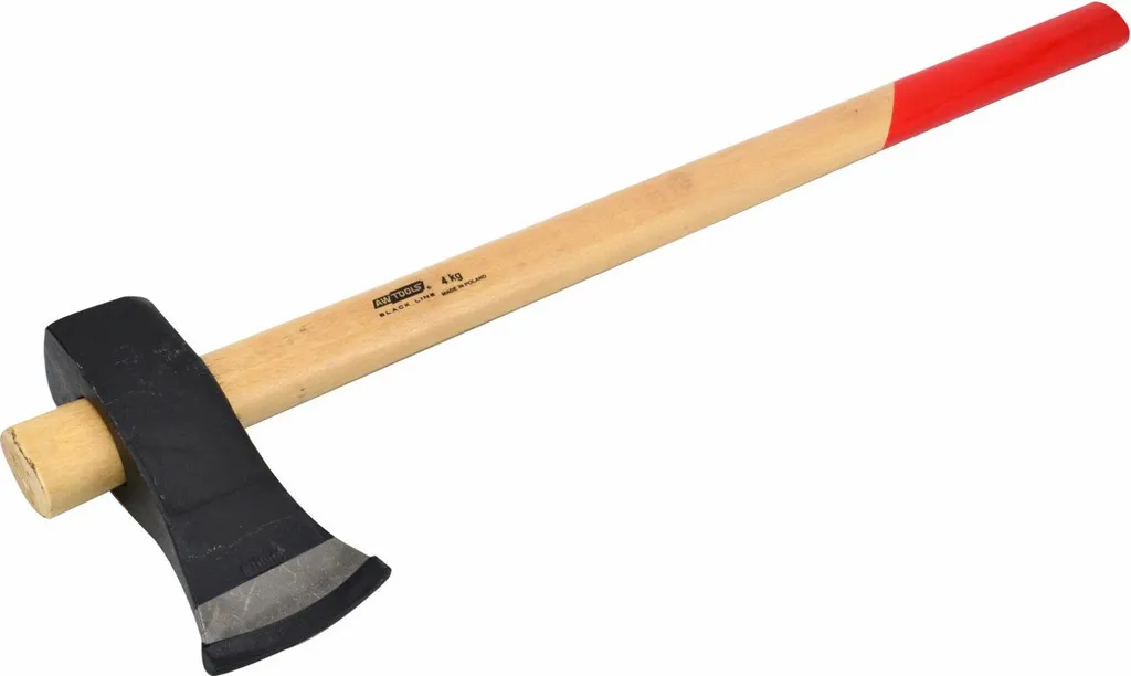 Merlin hache-marteau de 4 kg avec manche bois pour fendre le gros bois