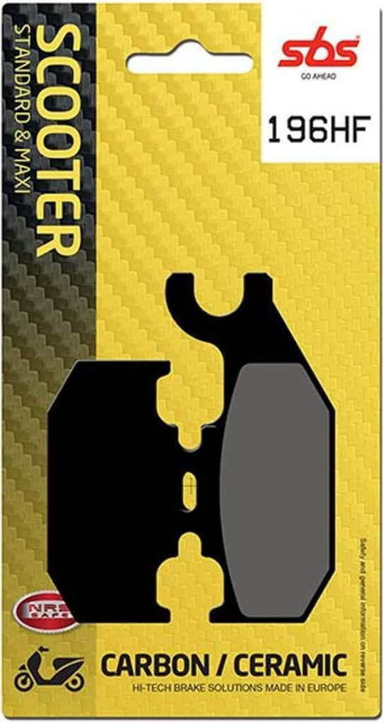 Scooterbelag SBS 196HF (Satz pro Scheibe) Street Ceramic