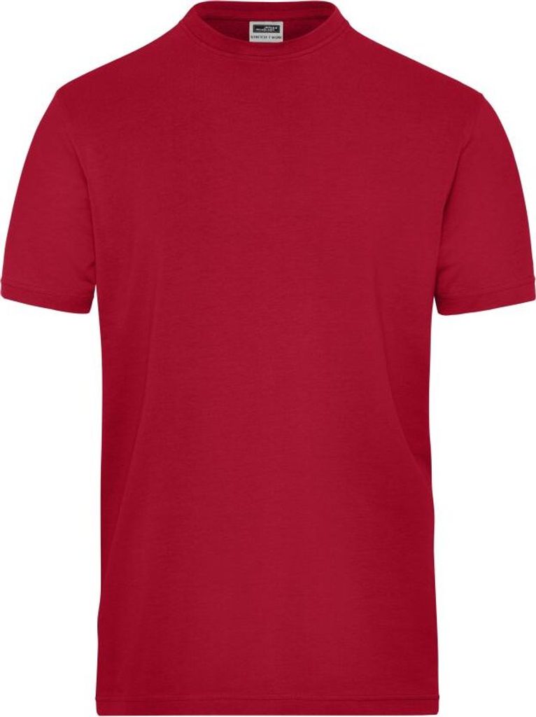 T-Shirt aus weichem Elastic-Single-Jersey red, Gr. 5XL