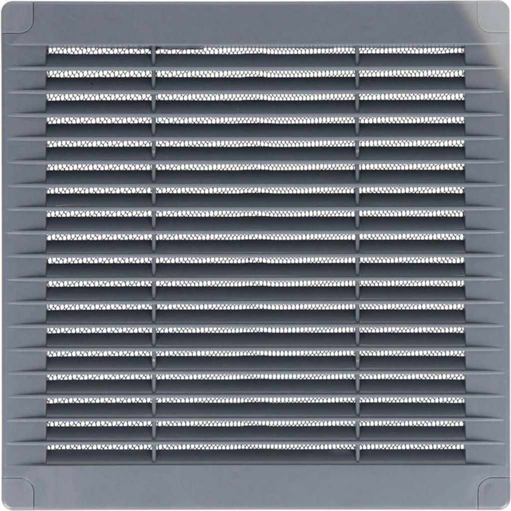 Lüftungsgitter EDM 87705 Grau 20 x 20 x 0,7 cm Moskitonetz