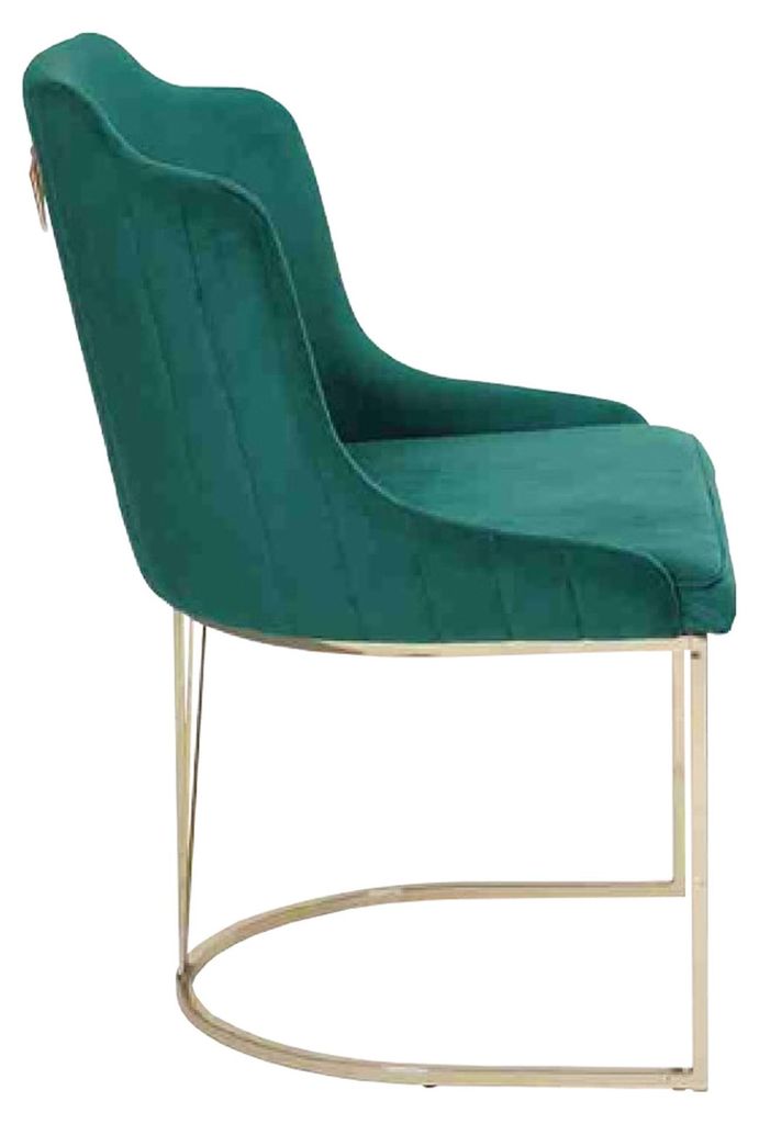 Designer Grüner Esszimmerstuhl Luxus Einsitzer Moderne Esszimmer Möbel