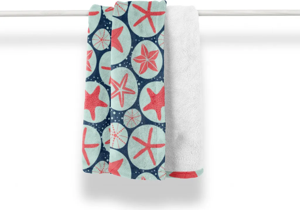 Coperta Morbida ABAKUHAUS Stelle Marine - Regalo Ideale per la Casa