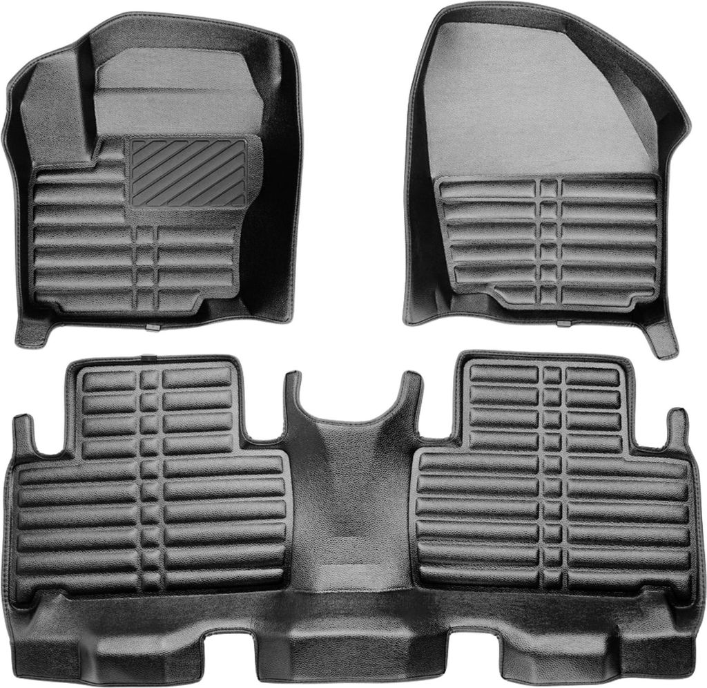 5D Premium Auto Fussmatten TPE Set passend für Ford S-Max (1.Gen) Baujahr 2006-2014