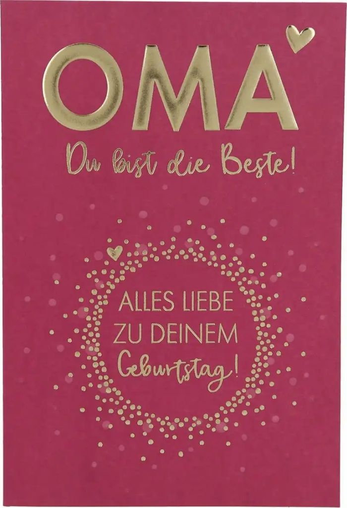 Depesche Zahlenkarten - Das beste Alter Sortierung : OMA Du bist die Beste! Alles Liebe zu... Zahlenkarte Sortierung: OMA Du bist die Beste! Alles ...
