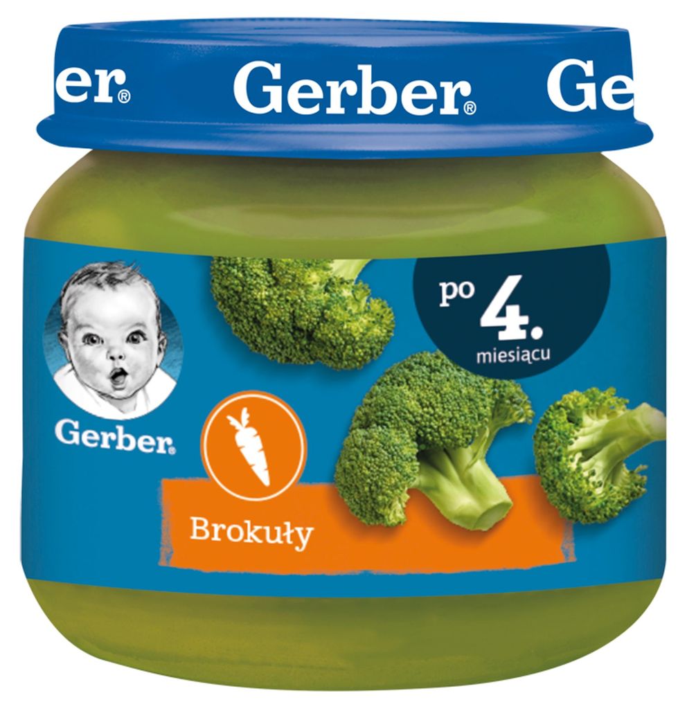 Gerber Obiadek brokuły po 4 miesiącu 80g Zdjęcie produktu 