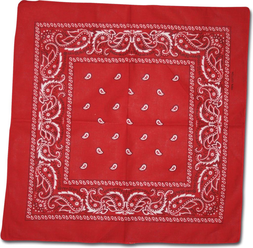 MFH Bandana, burgund-schwarz, ca. 55 x 55 cm, Baumwolle Produktbild 