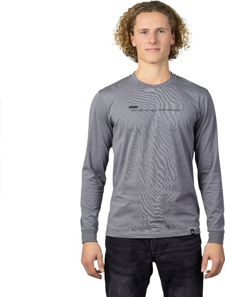 Hannah Kirk Langarm-t-shirt Grau M Mann Grau M