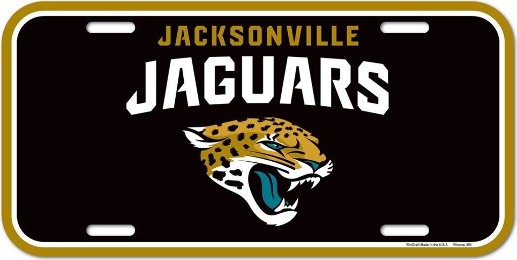 Wincraft NFL Kennzeichenschild - Jacksonville Jaguars