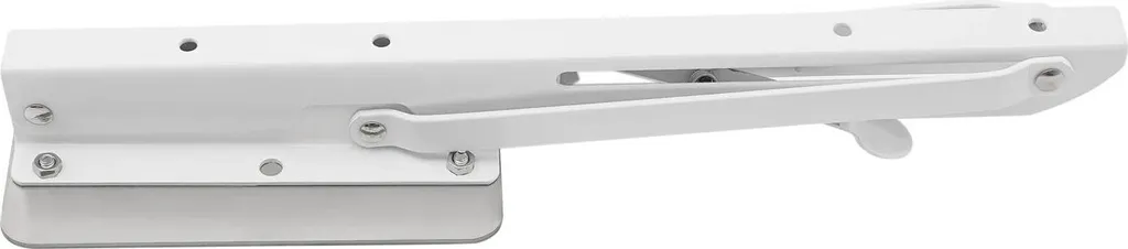 Table murale pliante en métal blanc - Ultra compacte et résistante - 5